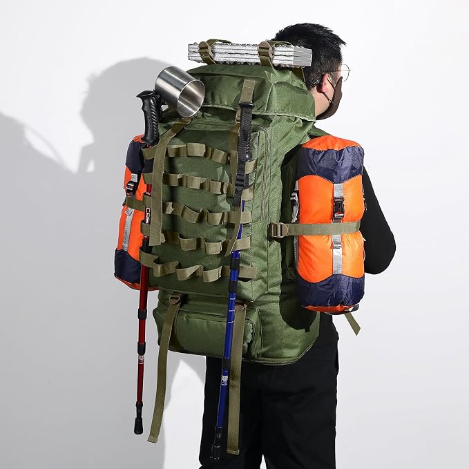70L/100L Camping Hiking Backpack - Image 7
