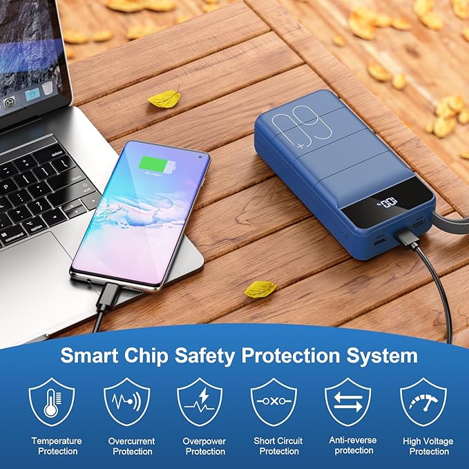 Portable Charger Power Bank 60000mAh Fast Charging 22.5W PD4.0 & QC 4.0 - Image 2