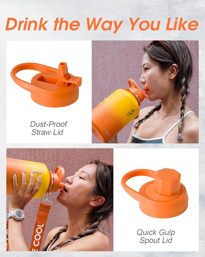 Coolflask Half Gallon Water Bottle - Image 4