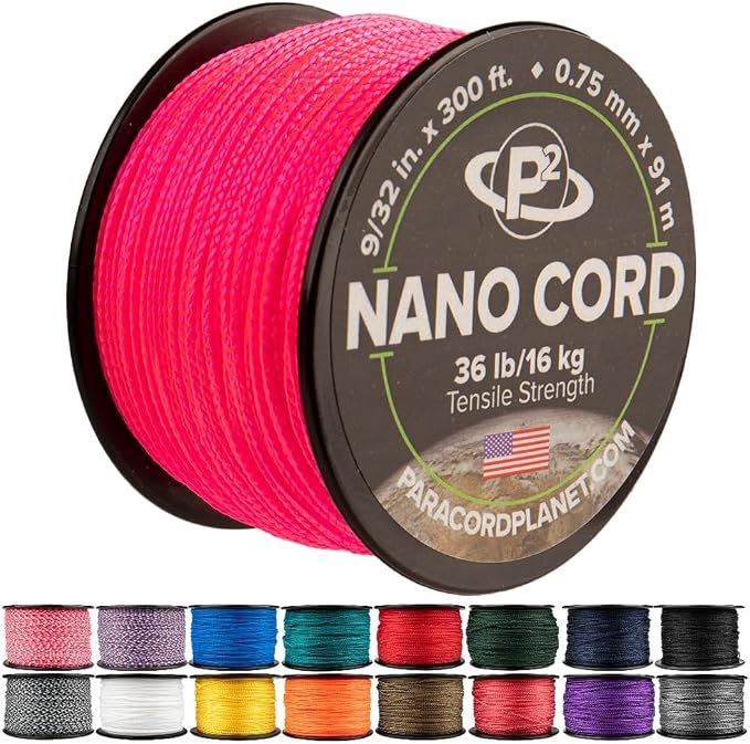 Paracord Planet Nano Cord –Lightweight Nylon Nano Paracord – Great by ParacordPlanet