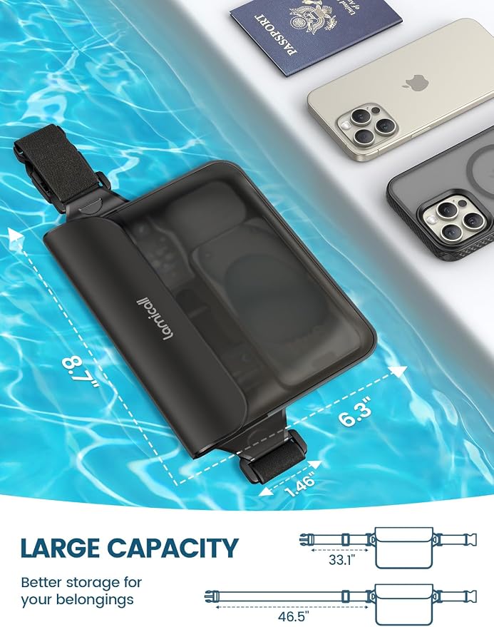 Lamicall Waterproof Fanny Pack, Cruise Essentials 2025 - Image 6