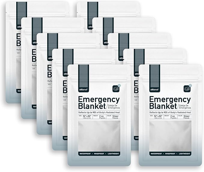 Altland 10 Pack of Emergency Blankets by Altland