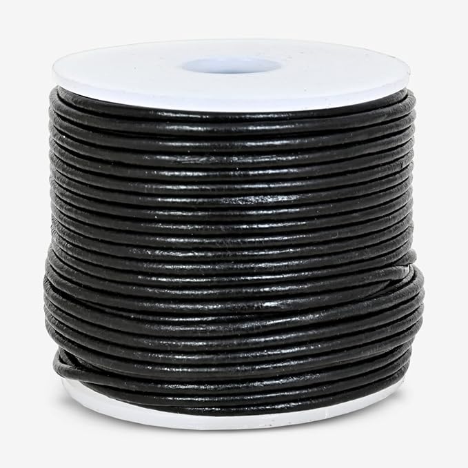 GENIQUE Real/Genuine Round Leather String Cord - Image 2