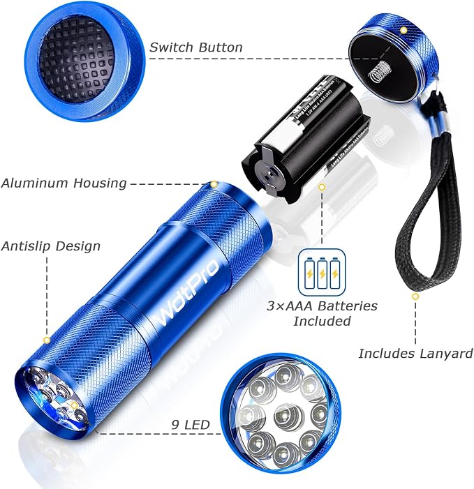 WdtPro LED Mini Flashlights 18 Pack, Aluminum Bright Flash Light - Image 4