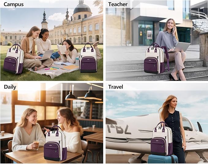 Laptop Backpack for Women Work Bag - Image 8