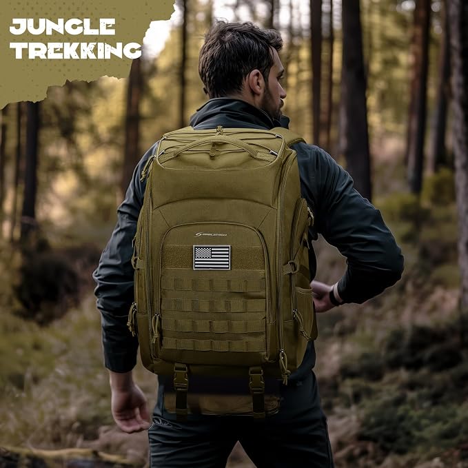 Maelstrom Tactical Backpack for Men, Water Resistant 40L Military Backpack - Image 6