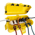 Flemoon Medium Outdoor Electrical Box, IP54 Waterproof Extension Cord Cover w/6 by FLEMOON