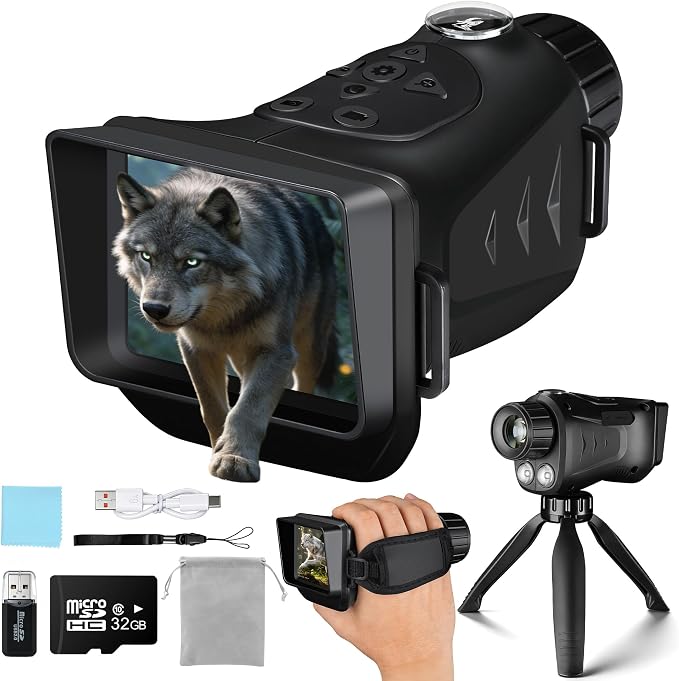 VXF Night Vision Monocular, 4K Night Vision Scope by Unknown