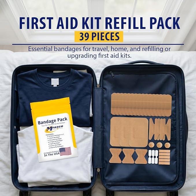 MFASCO First Aid Kit Bandage Refill Pack - Image 4