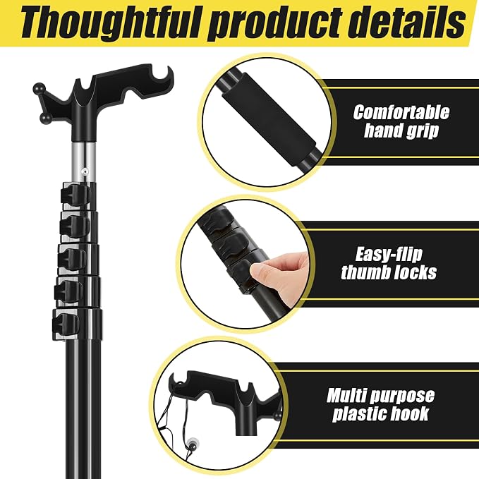 7-36 ft Telescopic Extension Pole - Image 3