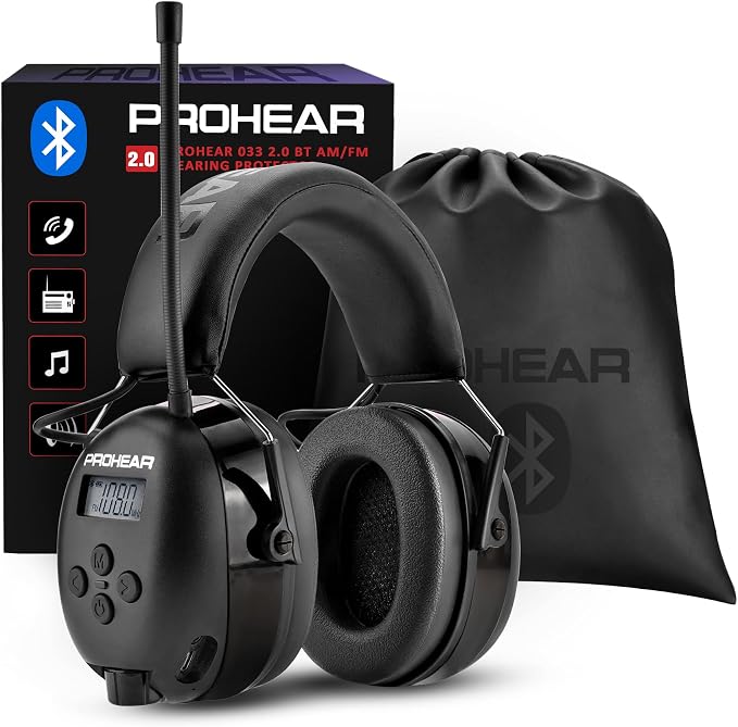 PROHEAR 033 Upgraded Bluetooth 5.4 Hearing Protection Headphones by PROHEAR