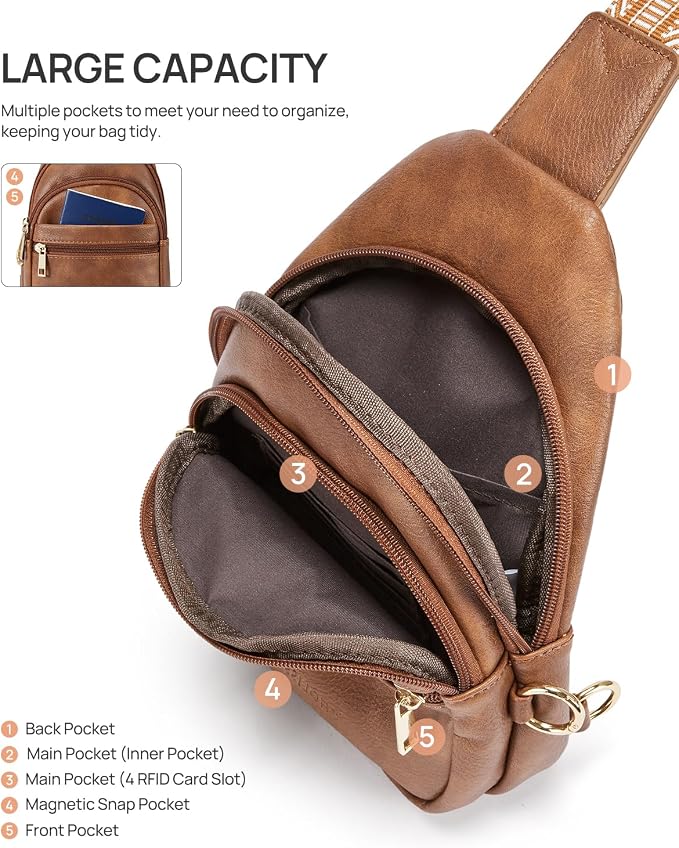 CHOLISS Anti Theft Small Sling Bag - Image 4