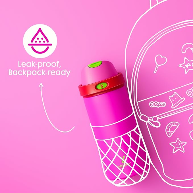 18 oz Insulated Water Bottle for Kids: Meoky Stainless Steel Water Bottle - Image 5