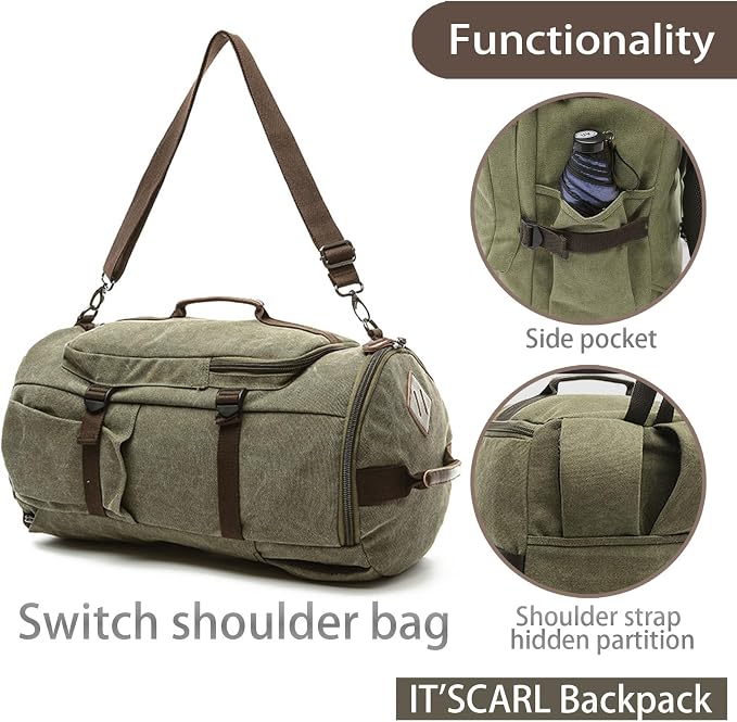 Men's backpack with large capacity, Fashionable travel style, Outdoor hiking bag - Image 2