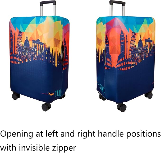WUJIAONIAO Travel Luggage Cover Baggage Suitcase Cover Protector Skins 18-32 - Image 2