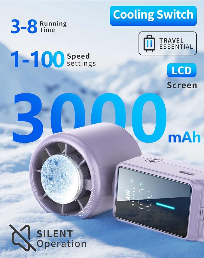 Foluu 3-in-1 Portable Cooling Fan - Image 2