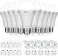 Ostwiki 10 Pack Rechargeable Emergency Light Bulbs, Battery Operated Backup by OstwikiDecorationLights