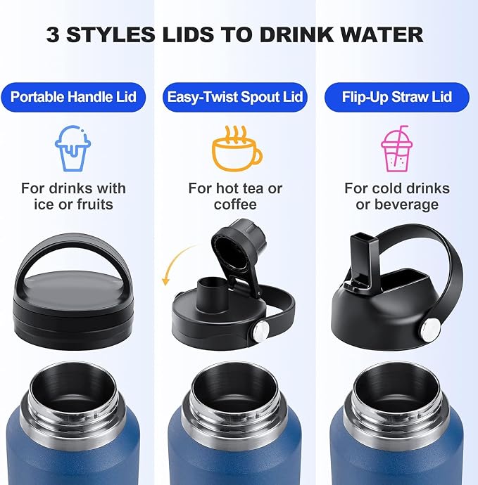 HYDROWION 40 oz Insulated Water Bottle - Image 5