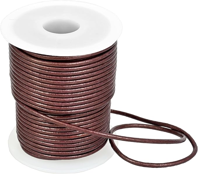 GENIQUE Real/Genuine Round Leather String Cord - Image 4