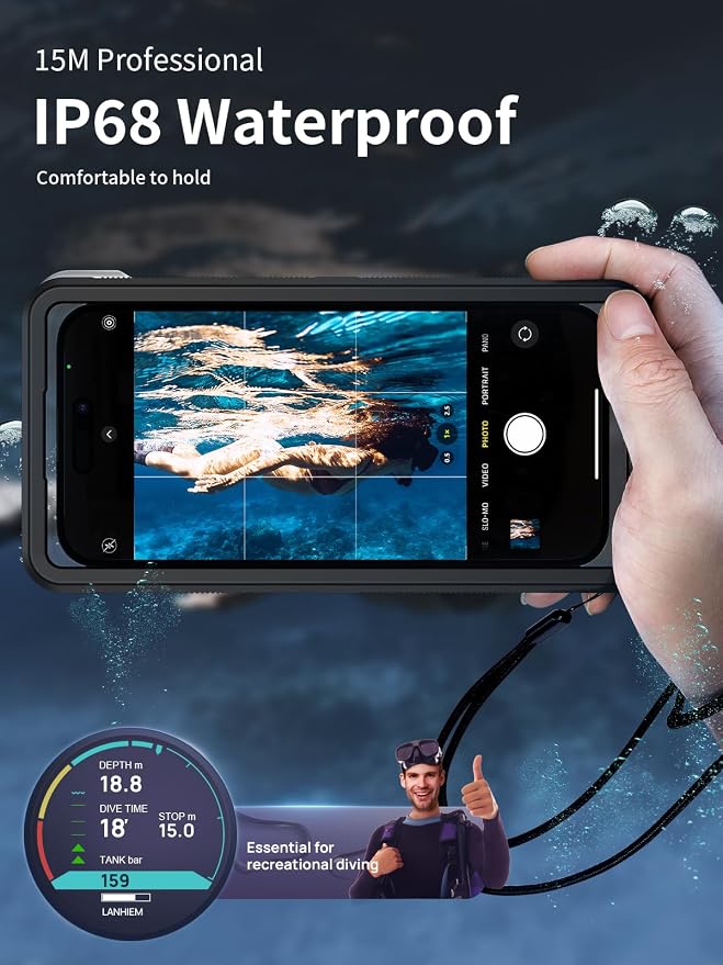 Lanhiem Snorkeling Underwater Phone Case - Image 2