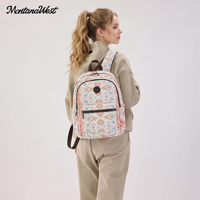 Montana West Backpack for Women Western Travel Backpack Purse Casual Daypack - Image 2