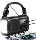 Emergency Crank Radio, 20000mAh / 74000mWh Solar Hand Crank Weather Radio by iRonsnowOfficial