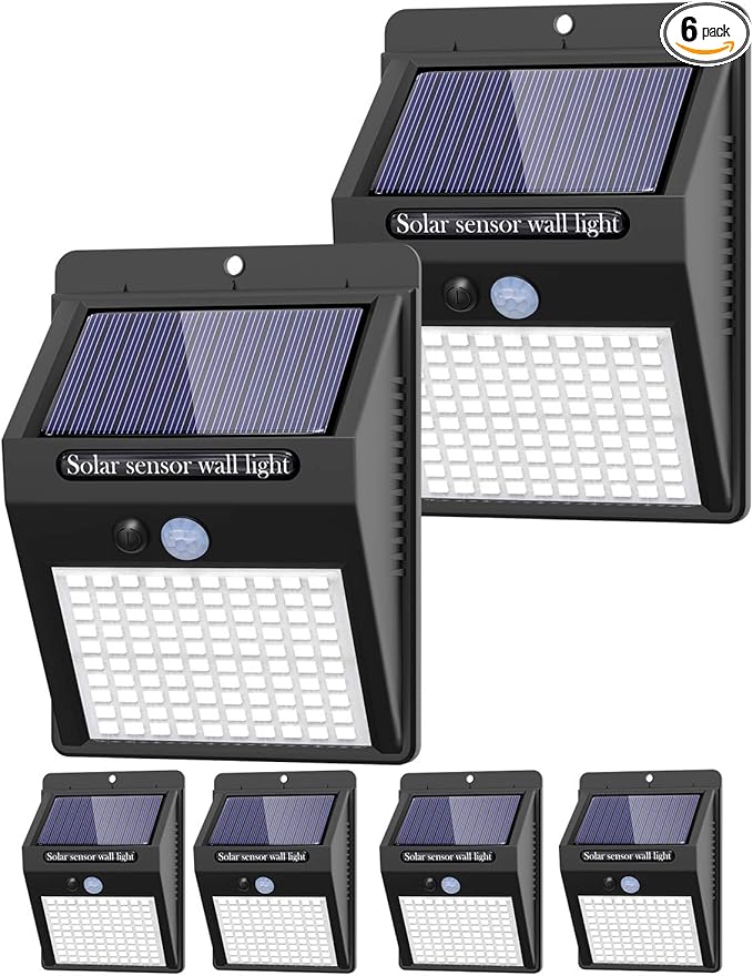 6 Pack Outdoor Solar Motion Lights by kolpop