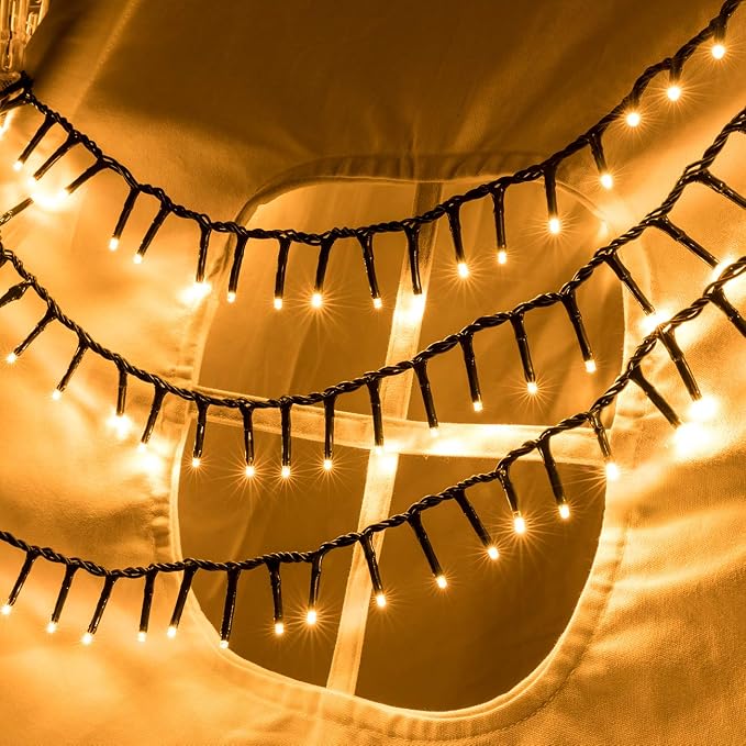 AWQ 500 LED 49ft Christmas Cluster Lights String Lights Decoration - Image 5