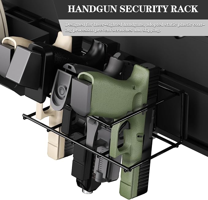 Gun Racks for Wall, Heavy-Duty Aluminium Slatwall Panels Gun Wall Mount Storage - Image 8