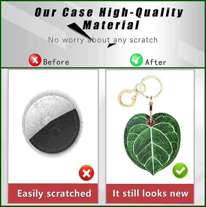 Leather Keychain Holder Case Compatible - Image 4