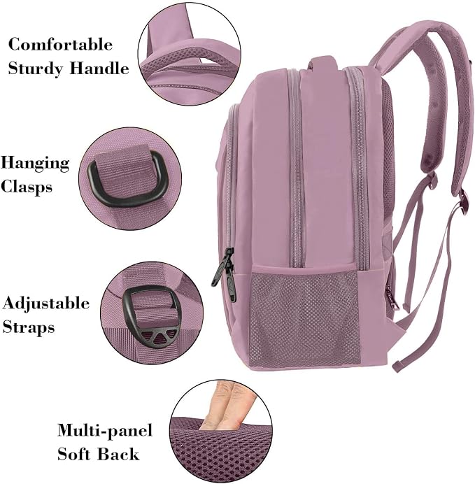 MATEIN Personal Item Backpack 18 * 14 * 8, Underseat 15.6 inch Travel Laptop - Image 5