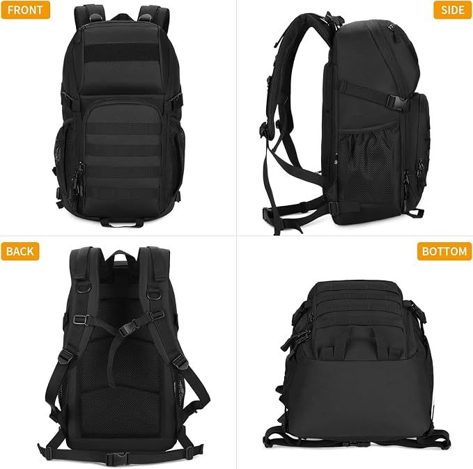 HUNTVP Tactical Backpack Military MOLLE Backpack Hunting Rucksack Gear Assault - Image 3