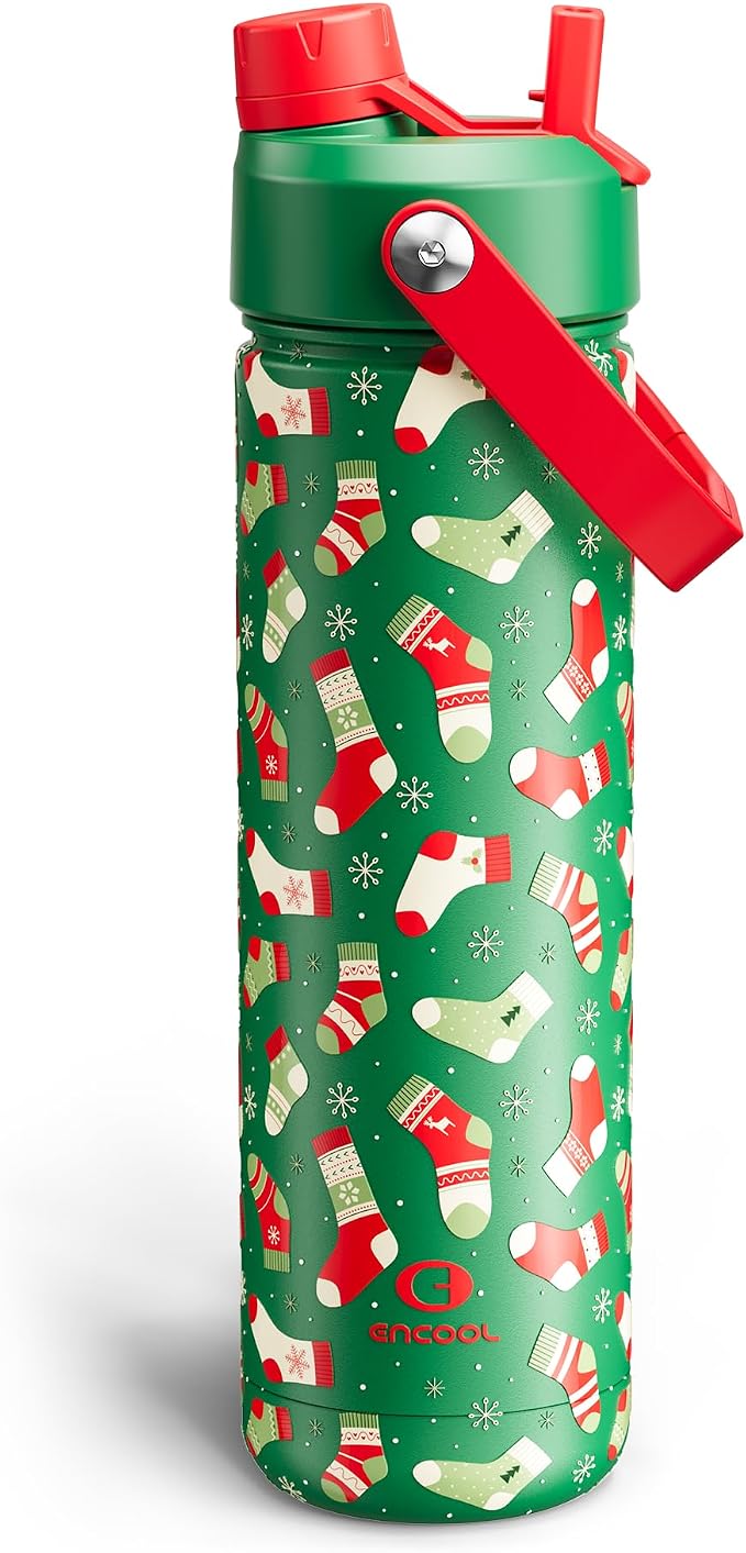 ENCOOL Christmas Insulated Water Bottle by ENCOOL