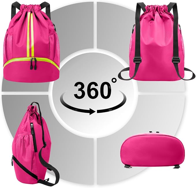 Hoedia Sports Drawstring Backpack - Image 6