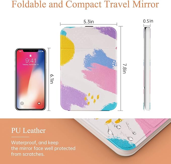 Rechargeable Travel Lighted Makeup Vanity Mirror - Image 5