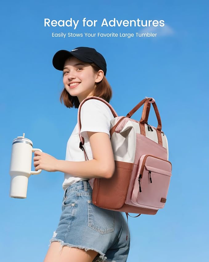 LOVEVOOK Laptop Backpack for Women, 17 Inch Travel Backpack for Work College - Image 2