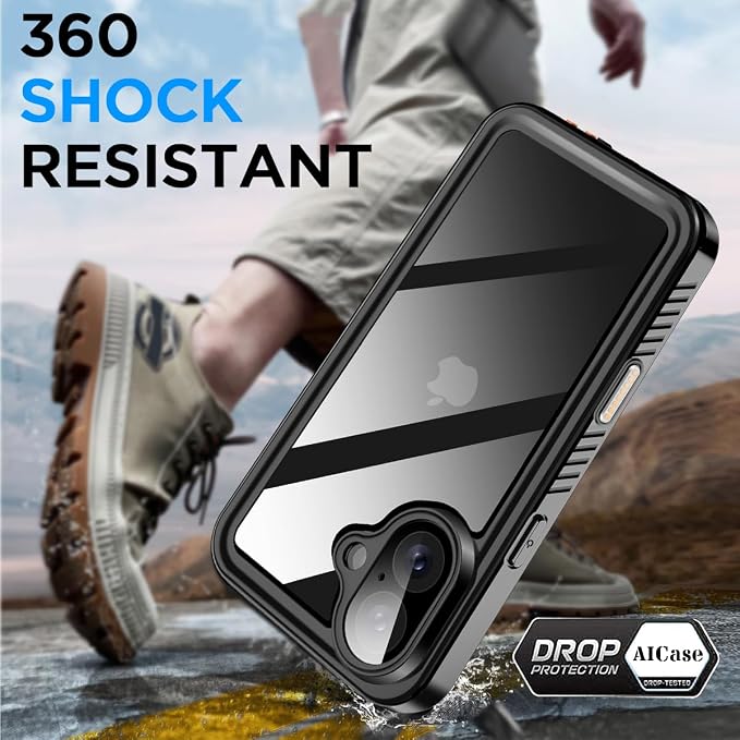 AICase Compatible with iPhone 16 Case Waterproof - Image 4