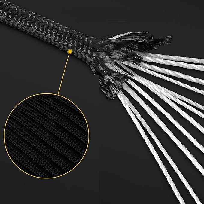 MOOCY Diamond Pattern Paracord 550, 5/32 in x 164 ft, 7 Inner Strands/Parachute - Image 4