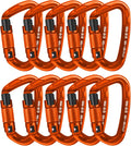 UIAA Certified Professional Heavy Duty Large Locking Carabiner Clips Climbing by AINIKEY