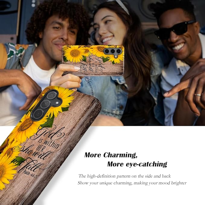 Compatible for Samsung Galaxy A16 5G Case, Dual Layer Heavy Duty 2 in 1 - Image 4