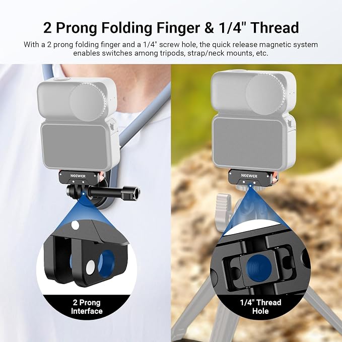 NEEWER Magnetic Quick Release Mount Adapter Compatible - Image 7
