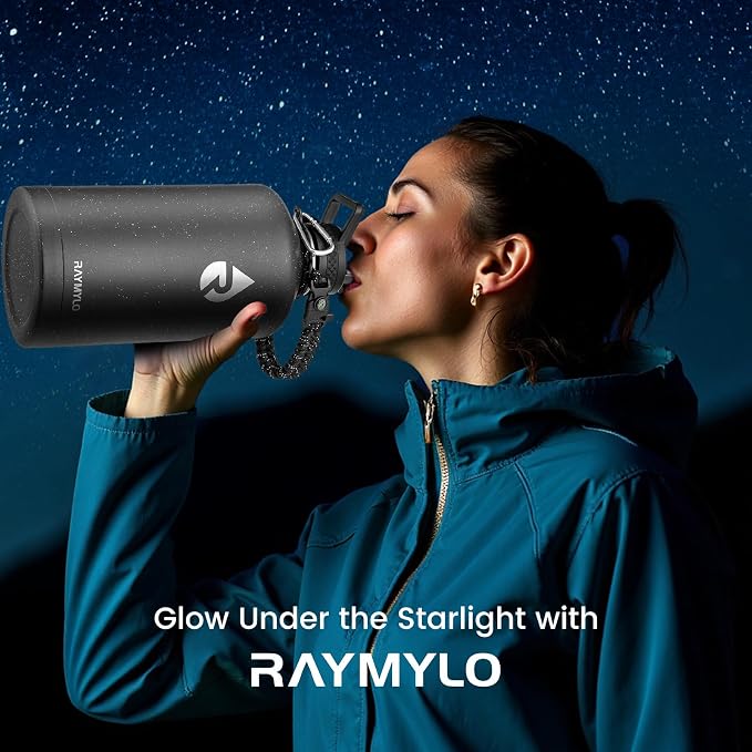 RAYMYLO 128oz Insulated Water Bottle, Triple Wall Vacuum Stainless Steel Water - Image 2
