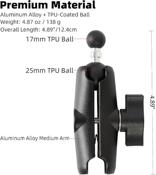 1 inch to 17mm Ball Adapter - Image 2