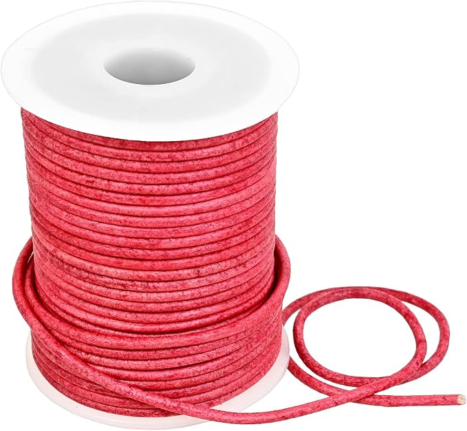GENIQUE Real/Genuine Round Leather String Cord - Image 4