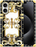 for iPhone 17 Case Luxury Golden Decoration by Unknown