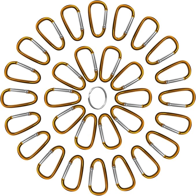 30PCS Aluminum Carabiner Clips - Image 6