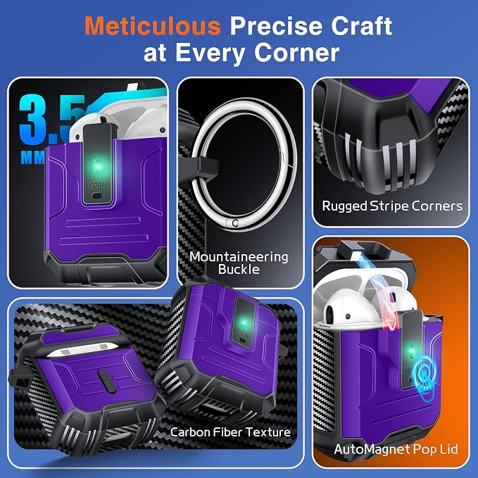 Armoured Heavy Duty for AirPods 1/2 Generation Case - Image 6