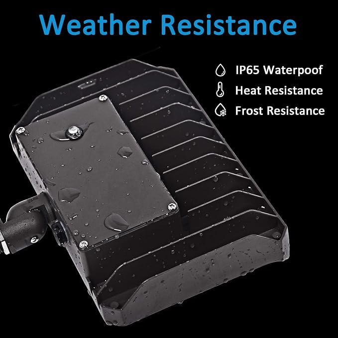 30W LED Flood Light with Knuckle, Outdoor Security Fixture Light with - Image 5