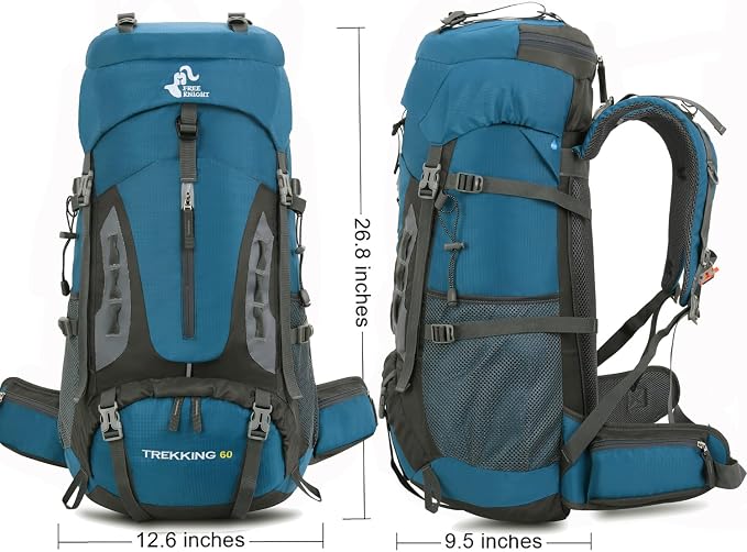 Bseash 60L Hiking Camping Backpack - Image 2