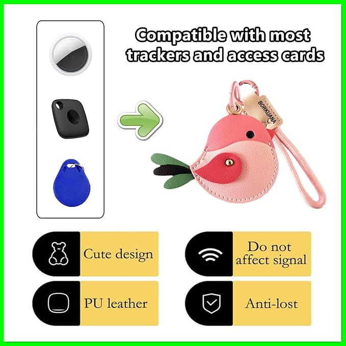Leather Keychain Holder Case Compatible - Image 3